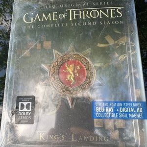 RARE SEALED Game of Thrones Complete Second season limited edition steel book wi